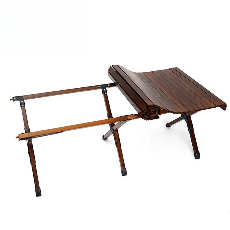 Black walnut beech egg roll table, solid wood outdoor chair, camping folding convenience
Black walnut beech egg roll table, solid wood outdoor chair, camping folding convenience