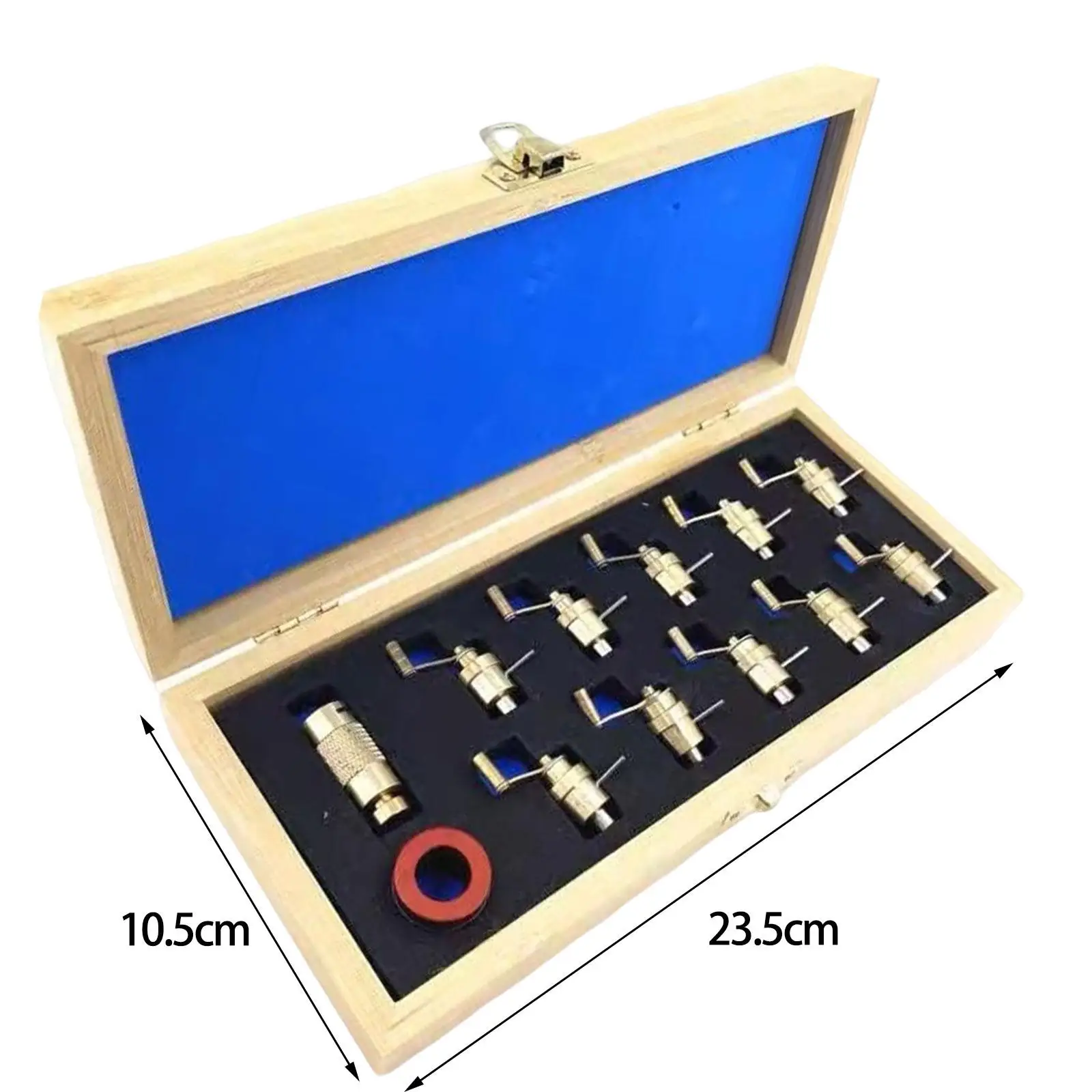 Watch Mainspring Winder Set Professional Brass for Watch Movement 2671 2235
Watch Mainspring Winder Set Professional Brass for Watch Movement 2671 2235