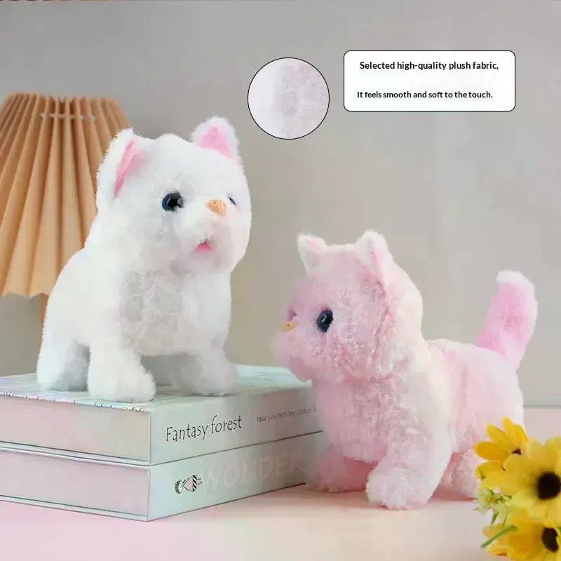 Interactive Electric Plush Cat Toy Walking Barking Moving Machine Simulation Pet for Cats Play and Entertainment
Interactive Electric Plush Cat Toy Walking Barking Moving Machine Simulation Pet for Cats Play and Entertainment