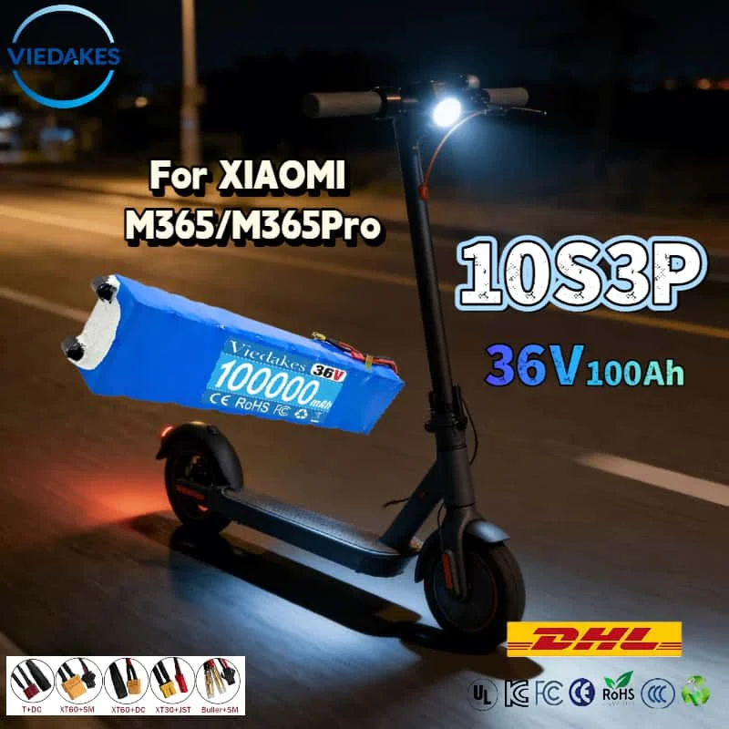 Best-Seller VIEDAKES XT-60/T plug 10S3P 36V100Ah 18650 Rechargeable Battery for Xiaomi M365 Scooter Stable Daily Ride Power
Best-Seller VIEDAKES XT-60/T plug 10S3P 36V100Ah 18650 Rechargeable Battery for Xiaomi M365 Scooter Stable Daily Ride Power