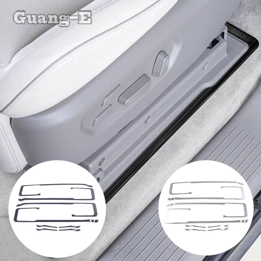 Stainless Steel Car Seat Rail Sliding Track Cover Frame Trim Stick Interior Accessories for Hyundai Custo 2021 2022 2023 2024
Stainless Steel Car Seat Rail Sliding Track Cover Frame Trim Stick Interior Accessories for Hyundai Custo 2021 2022 2023 2024