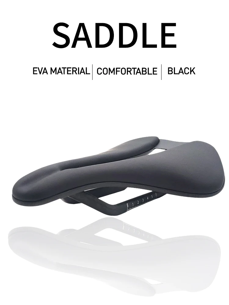 Light 111g EVA Carbon Bicycle Saddle Memory Foam Padding Balanced Soft Firm Support 7x9mm Rail For Road MTB Folding Bike
Light 111g EVA Carbon Bicycle Saddle Memory Foam Padding Balanced Soft Firm Support 7x9mm Rail For Road MTB Folding Bike