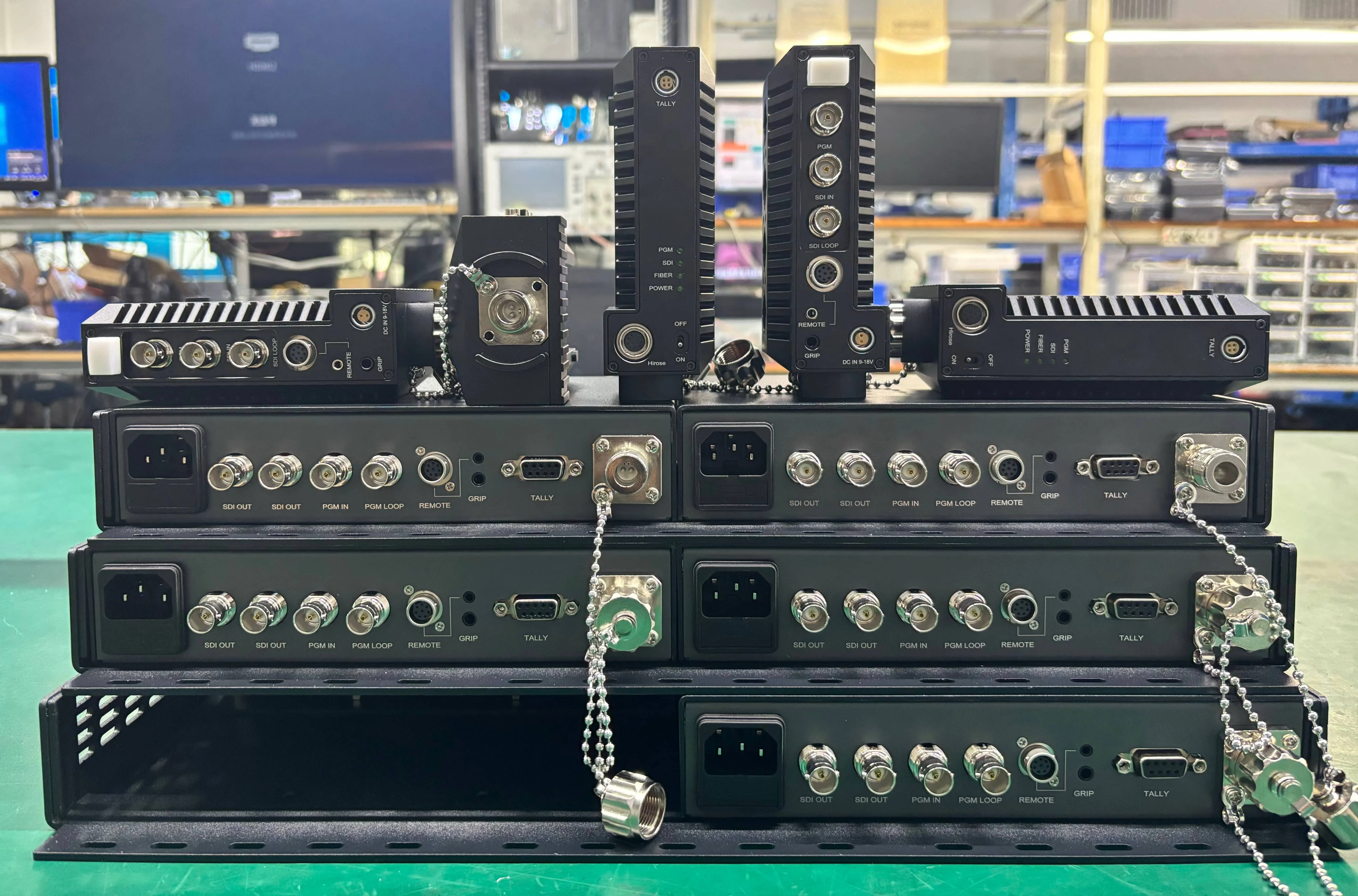 TX/RX 12G EFP Fiber Transmission System with CCU
TX/RX 12G EFP Fiber Transmission System with CCU