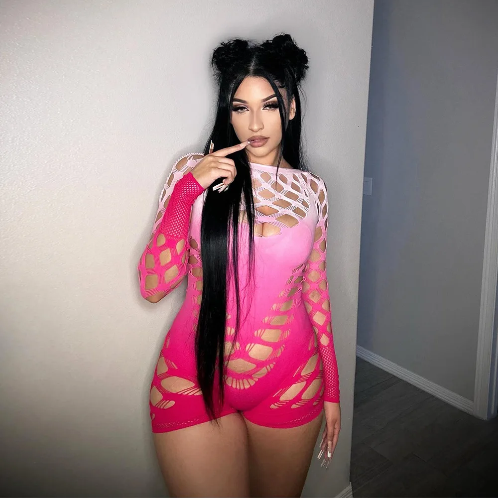 Женский пикантный комбинезон с вырезами, розовые облегающие комбинезоны с круглым вырезом и длинным рукавом, полуночная Клубная одежда, 2024
Женский пикантный комбинезон с вырезами, розовые облегающие комбинезоны с круглым вырезом и длинным рукавом, полуночная Клубная одежда, 2024