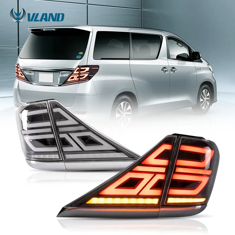 Задние фонари VLAND Factory LED Design Full Led Sequential для Toyota Alphard (Vellfire AH20) 2-го поколения, 2008-2015 гг.
Задние фонари VLAND Factory LED Design Full Led Sequential для Toyota Alphard (Vellfire AH20) 2-го поколения, 2008-2015 гг.