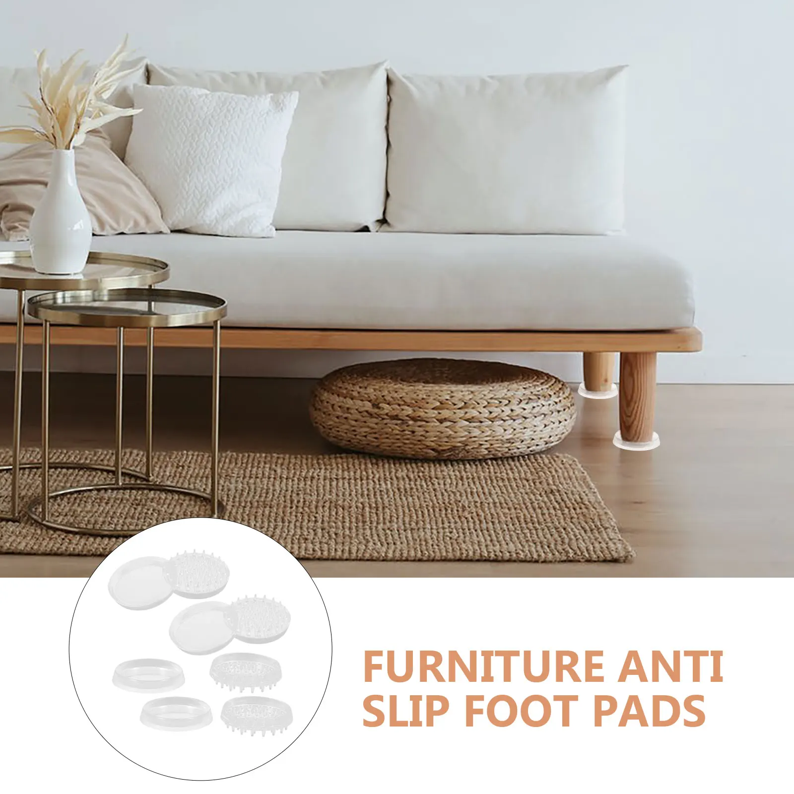 8pcs Furniture Leg Pads 25mm Non-slip Felt Chair Feet Protectors for Hardwood Floors Desk Cups Vinyl Tile Cement Strengthened 
8pcs Furniture Leg Pads 25mm Non-slip Felt Chair Feet Protectors for Hardwood Floors Desk Cups Vinyl Tile Cement Strengthened