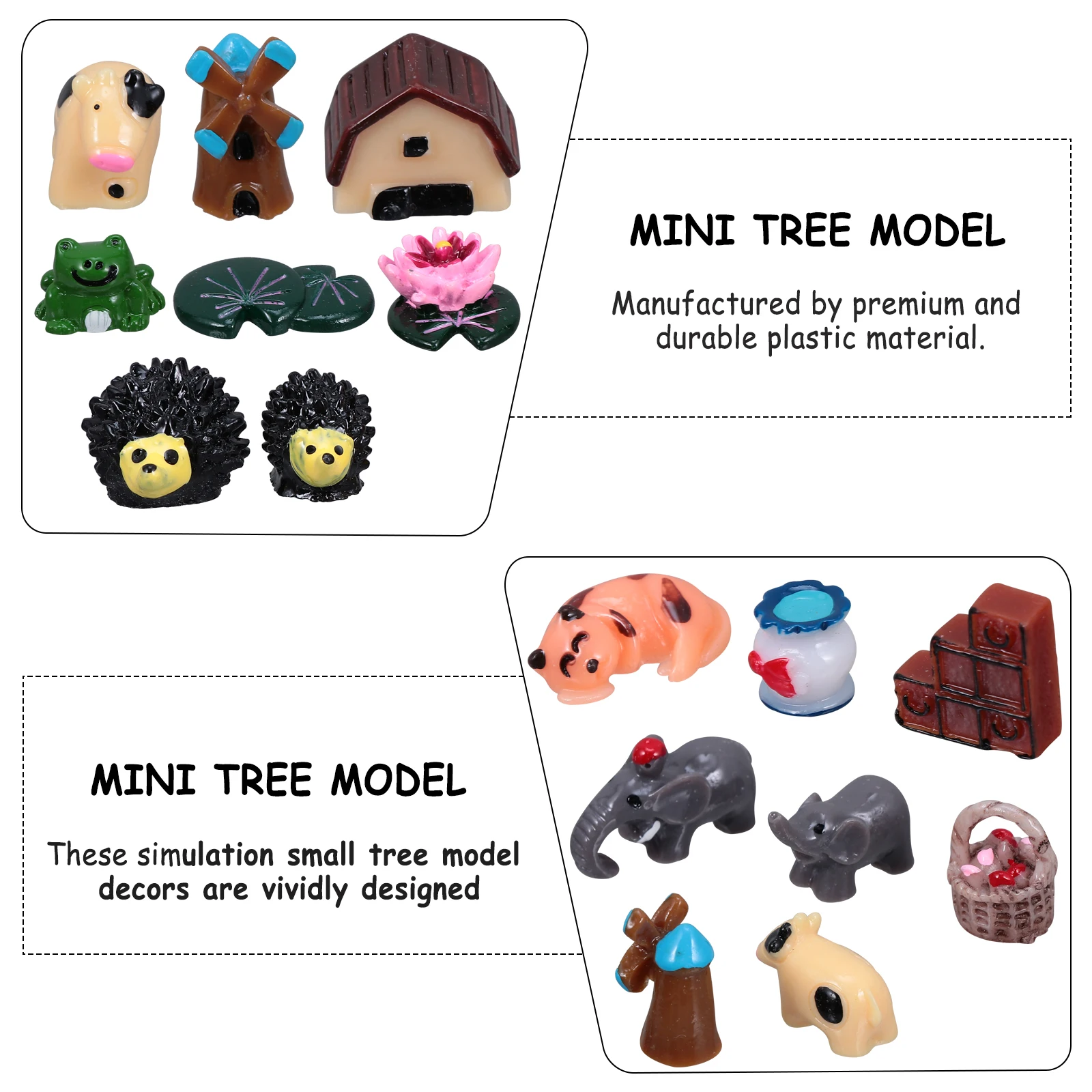 24pcs Animal Figurines Resin Mini Landscape Decor For Fairy Garden Micro Landscape Diy Ornament Set Terrarium Wreaths
24pcs Animal Figurines Resin Mini Landscape Decor For Fairy Garden Micro Landscape Diy Ornament Set Terrarium Wreaths