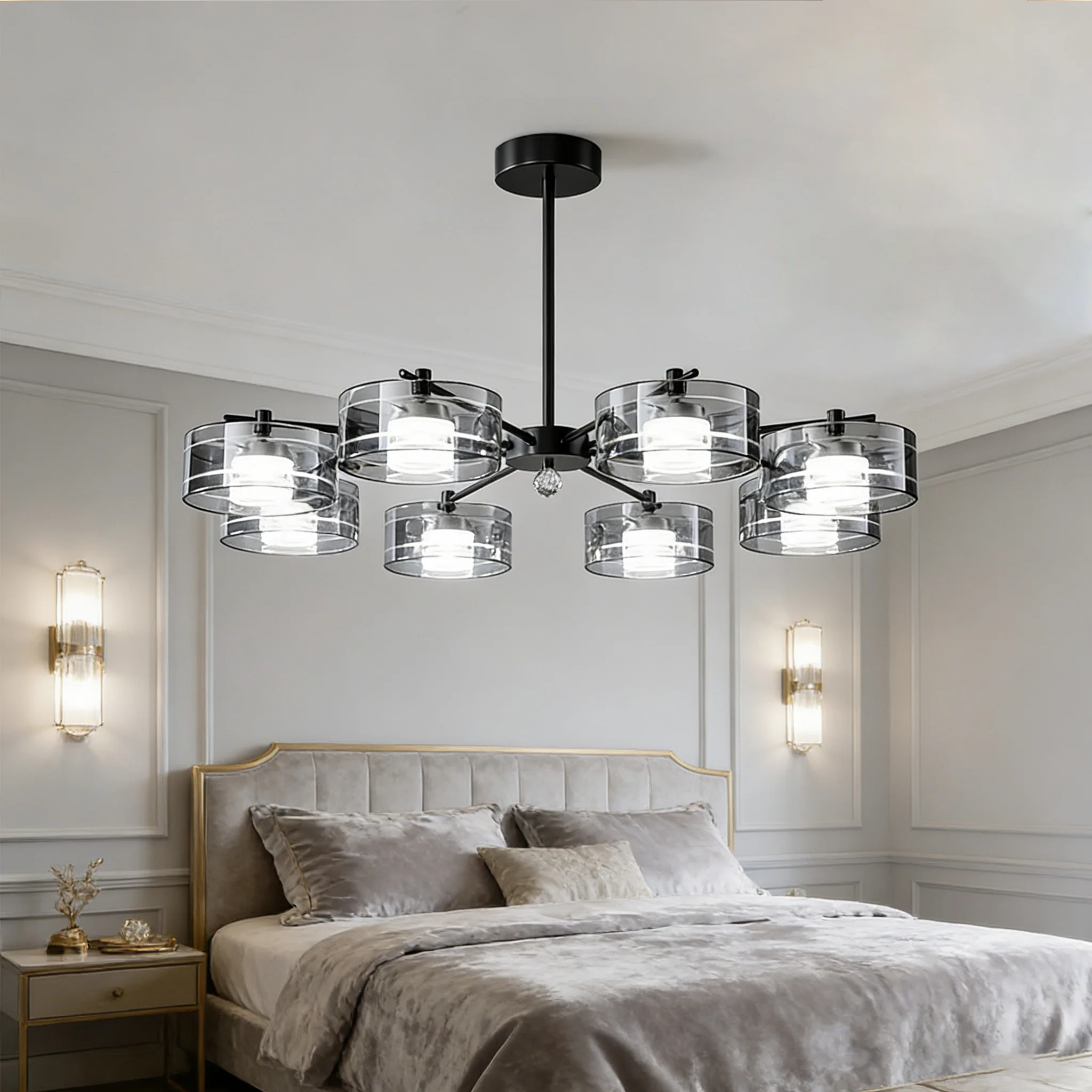 AiPaiTe Акриловый блеск подвесной светильник в скандинавском стиле со светодиодной подсветкой с регулируемой яркостью, идеально подходит для гостиных, вилл и потолочного освещения
AiPaiTe Акриловый блеск подвесной светильник в скандинавском стиле со светодиодной подсветкой с регулируемой яркостью, идеально подходит для гостиных, вилл и потолочного освещения