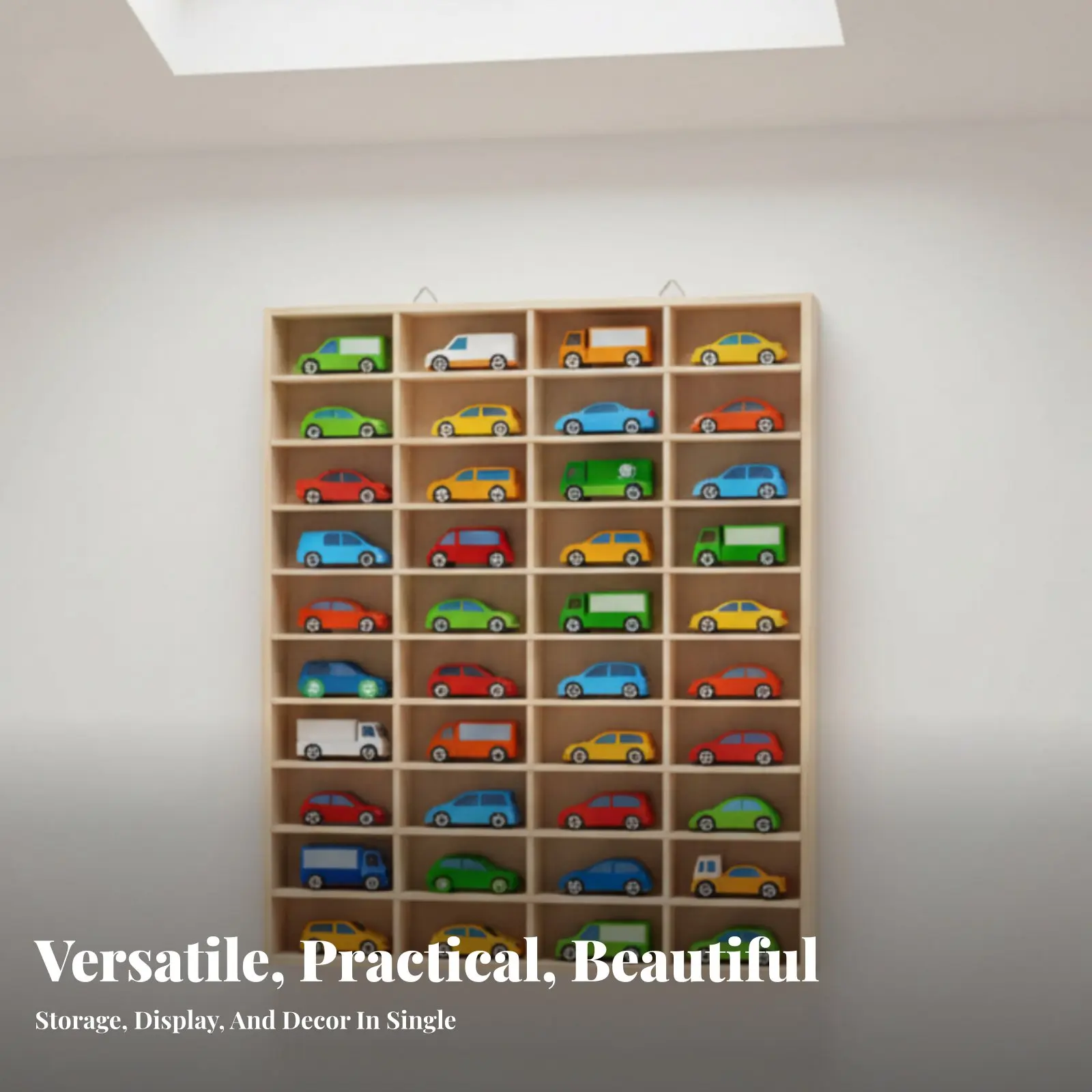1:64 Scale Car Storage Rack Space Saving Toy Car Display Case Wooden Multi-Compartment Organizer Clear View Door Home
1:64 Scale Car Storage Rack Space Saving Toy Car Display Case Wooden Multi-Compartment Organizer Clear View Door Home