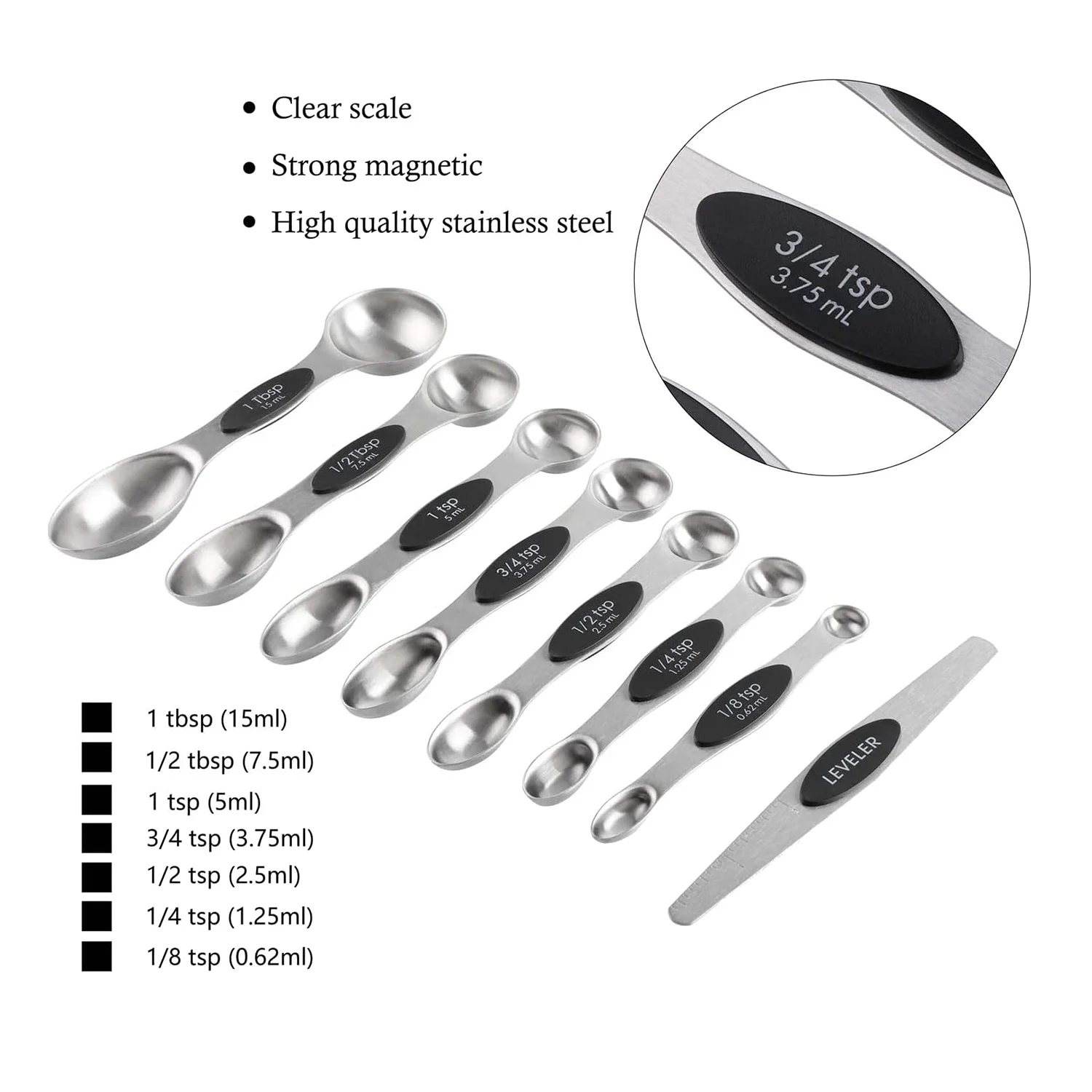 Magnetic Measuring Cups And Spoons Set Including 7 Measuring Cup 7 Measuring Spoons With 1 Leveler For Dry And Liquid Limited Ti
Magnetic Measuring Cups And Spoons Set Including 7 Measuring Cup 7 Measuring Spoons With 1 Leveler For Dry And Liquid Limited Ti