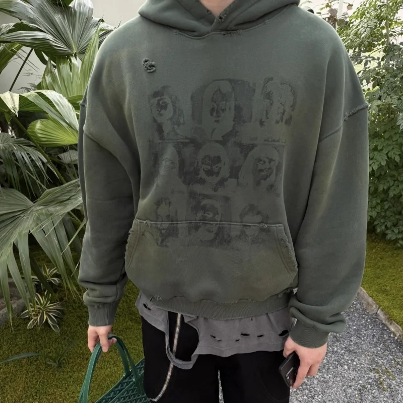 Модная толстовка с капюшоном Fararchive Abstract Face Print 2025 года, повседневная толстовка из 00% хлопка с капюшоном
Модная толстовка с капюшоном Fararchive Abstract Face Print 2025 года, повседневная толстовка из 00% хлопка с капюшоном