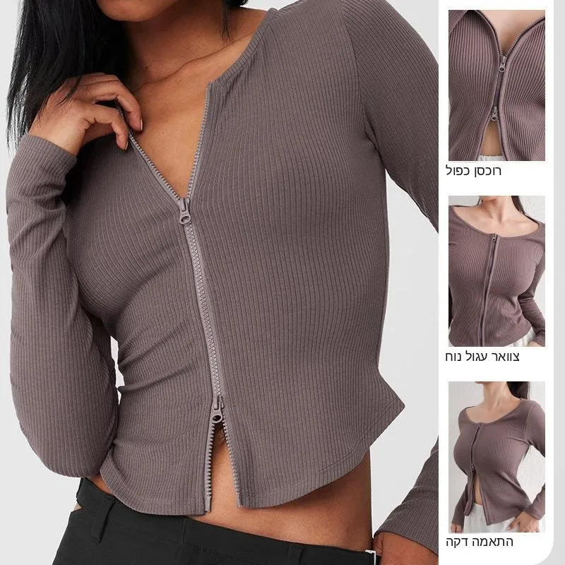 Dual Zipper Yoga Jacket Women's Fashion Outerwear Summer Season Brand Unbranded Xb1732020097495634818 Style Casual Yoga Coat
Dual Zipper Yoga Jacket Women's Fashion Outerwear Summer Season Brand Unbranded Xb1732020097495634818 Style Casual Yoga Coat