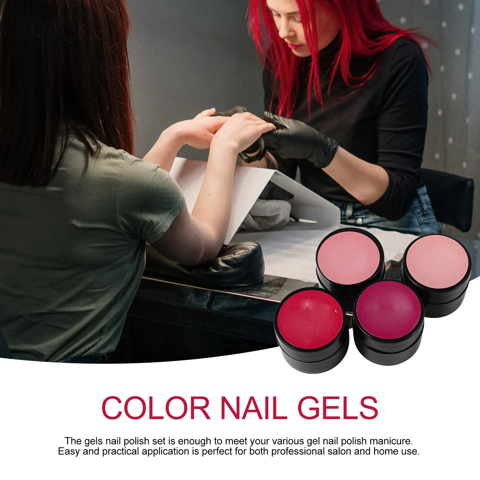 4pcs Gel Polish Art Colorful Nail Painted Glue Manicure Tools DIY Supply Safe Healthy Practical Nail Gels Set for Home Salon
4pcs Gel Polish Art Colorful Nail Painted Glue Manicure Tools DIY Supply Safe Healthy Practical Nail Gels Set for Home Salon