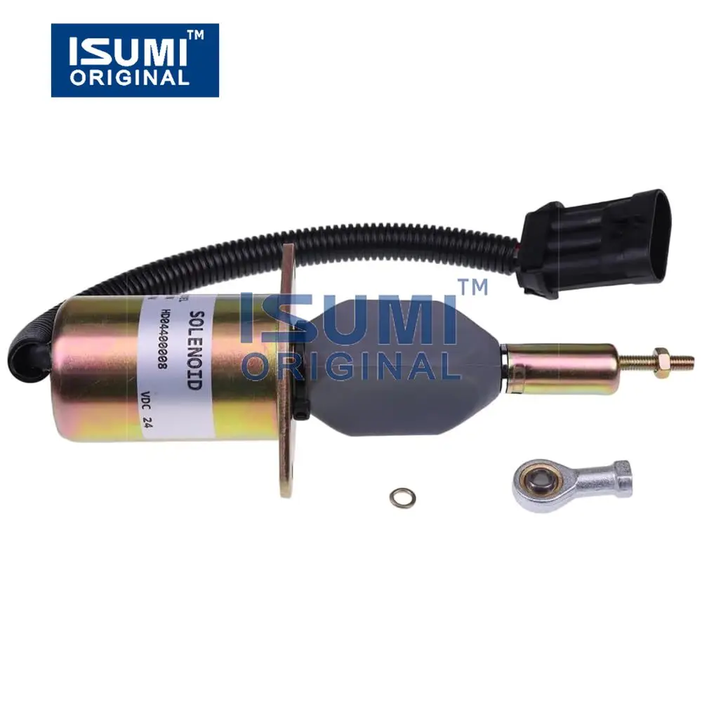Stop Solenoid, For Cummins Engine C & B 5.9L & 8.3L, 24V, 3939019 SA-4889-24, Part
Stop Solenoid, For Cummins Engine C & B 5.9L & 8.3L, 24V, 3939019 SA-4889-24, Part