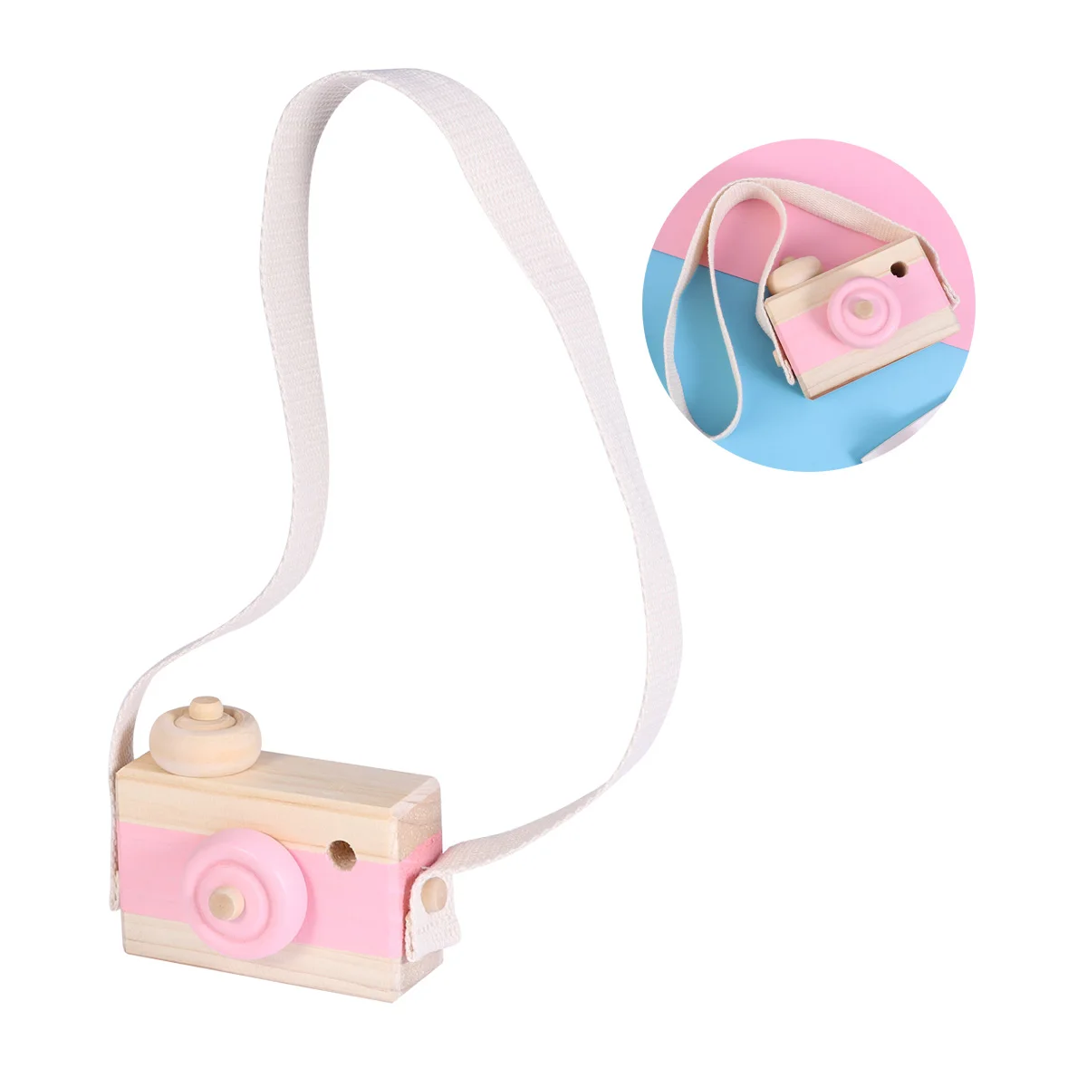 Wooden Mini Camera Toy Kids' Room Hanging Decor Photo Taking Props Birthday Christmas Gift for Children Kids (Pink)
Wooden Mini Camera Toy Kids' Room Hanging Decor Photo Taking Props Birthday Christmas Gift for Children Kids (Pink)