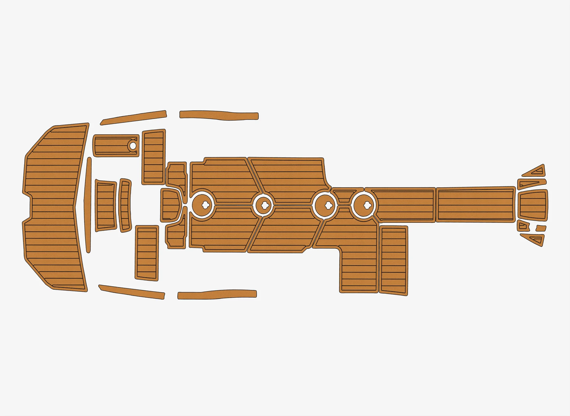Нескользящий коврик из морского искусственного тикового EVA -2015-2018 Самоклеящаяся подкладка Mastercraft X23 1/4 дюйма (6 мм) для кокпита и палубы
Нескользящий коврик из морского искусственного тикового EVA -2015-2018 Самоклеящаяся подкладка Mastercraft X23 1/4 дюйма (6 мм) для кокпита и палубы