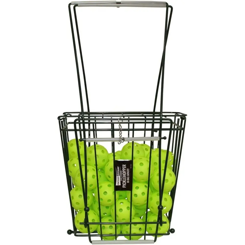 60-Ball Pickleball Basket with Easy Glide Bar for Effortless Ball Collection - No Assembly Required
60-Ball Pickleball Basket with Easy Glide Bar for Effortless Ball Collection - No Assembly Required
