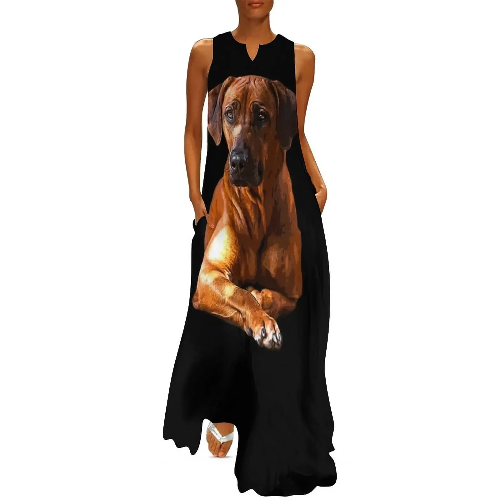 Rhodesian Ridgeback Art Long Dress women's clothing trend 2025 summer dress Dress
Rhodesian Ridgeback Art Long Dress women's clothing trend 2025 summer dress Dress