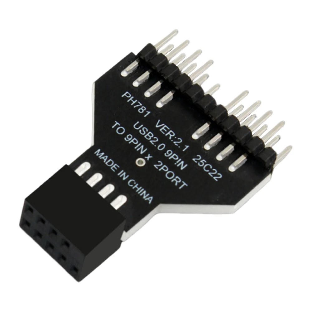 USB2.0 9 Pin To USB3.0 19Pin Conversion Adapter USB 2.0 Connector Motherboard USB2.0 9Pin Extension Cable Adapter 1 To 2 USB HUB
USB2.0 9 Pin To USB3.0 19Pin Conversion Adapter USB 2.0 Connector Motherboard USB2.0 9Pin Extension Cable Adapter 1 To 2 USB HUB