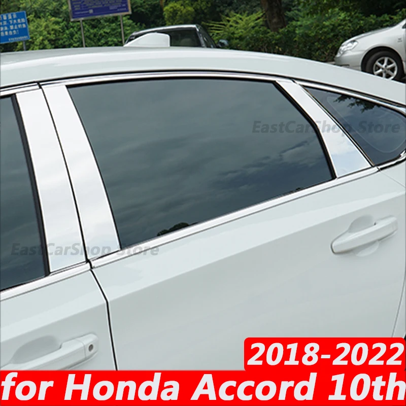 For Honda Accord 10th Car Stainless Steel Middle Central Column Window Trim B C Pillar Chrome Protection Accessories
For Honda Accord 10th Car Stainless Steel Middle Central Column Window Trim B C Pillar Chrome Protection Accessories