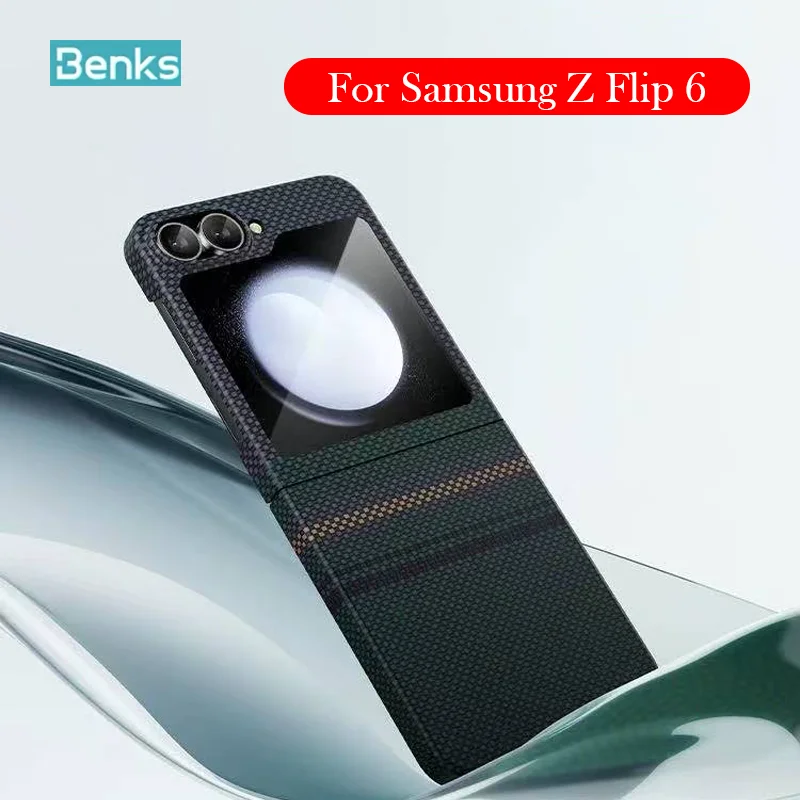 Benks Carbon Fibre Case For Samsung Z Flip 6 Kevlar Wireless Charging Back Cover Case for SAMSUNG Z FLIP 6
Benks Carbon Fibre Case For Samsung Z Flip 6 Kevlar Wireless Charging Back Cover Case for SAMSUNG Z FLIP 6