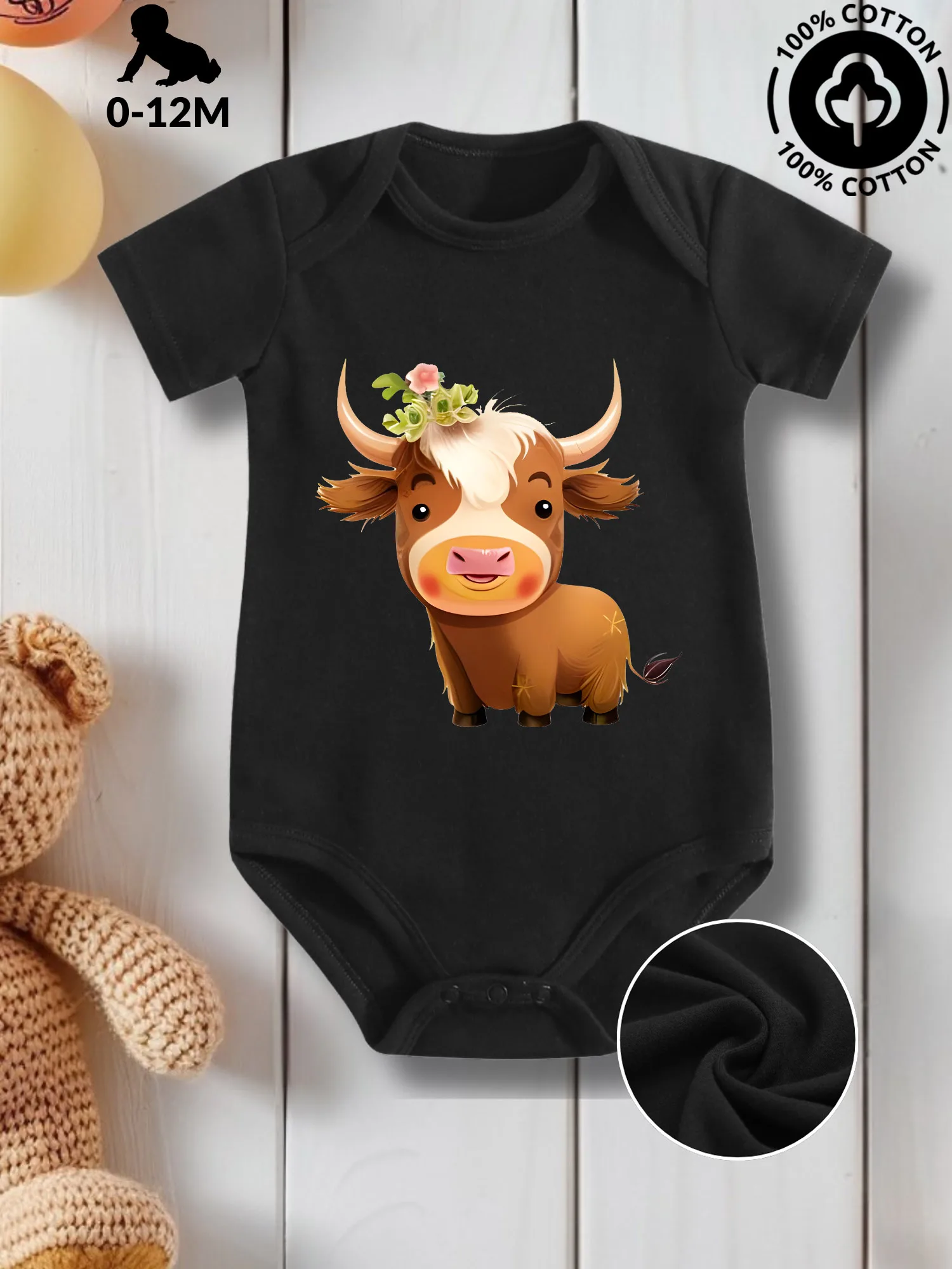 Детский комбинезон унисекс Gentle Highland Cattle 11, из чистого хлопка, для ухода за кожей, всесезонный, черный, 190 г/м²
Детский комбинезон унисекс Gentle Highland Cattle 11, из чистого хлопка, для ухода за кожей, всесезонный, черный, 190 г/м²
