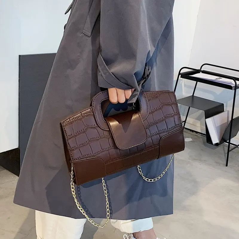 2025 New Retro Bags Crocodile Pattern Handbag Chain Shoulder Cross Bag Women's Bag
2025 New Retro Bags Crocodile Pattern Handbag Chain Shoulder Cross Bag Women's Bag