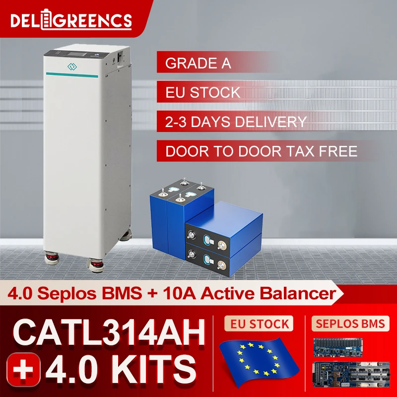 Poland Stock 16KWH CATL314 Grade A V4 Seplos Lifepo4 Battery Kits DIY Pack 10A Active Balancer Home Solar Free Shipping EU
Poland Stock 16KWH CATL314 Grade A V4 Seplos Lifepo4 Battery Kits DIY Pack 10A Active Balancer Home Solar Free Shipping EU
