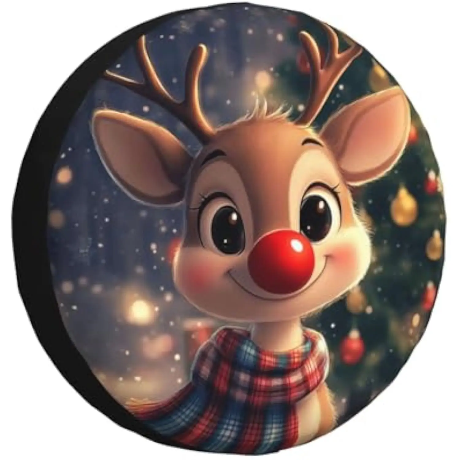 Защитный чехол для запасного колеса «Милый олень Рудольф», полиэстер, всепогодный, для рождественского декора
Защитный чехол для запасного колеса «Милый олень Рудольф», полиэстер, всепогодный, для рождественского декора