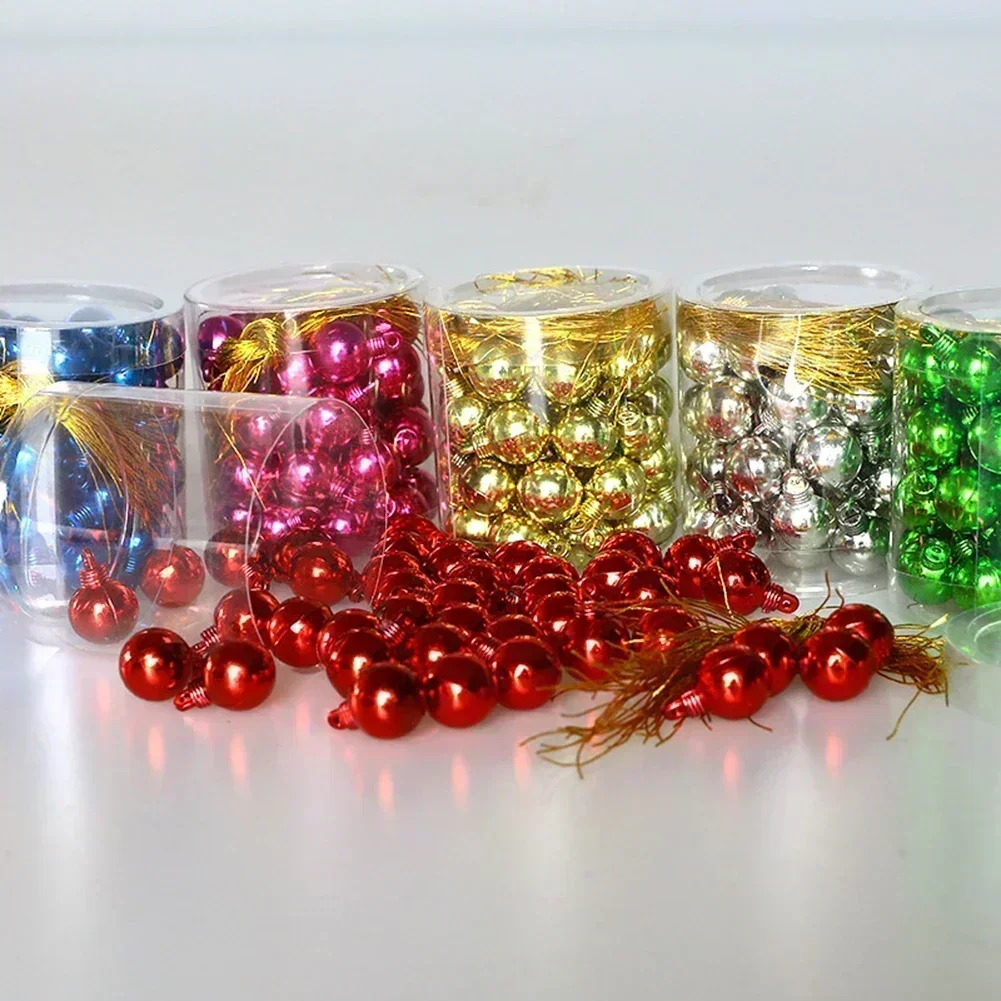 48PCS Christmas Balls Christmas Tree Ornaments 2025 New Year 15mm Mini Hanging Ball For Indoor Home Wedding Party Noel Navidad
48PCS Christmas Balls Christmas Tree Ornaments 2025 New Year 15mm Mini Hanging Ball For Indoor Home Wedding Party Noel Navidad