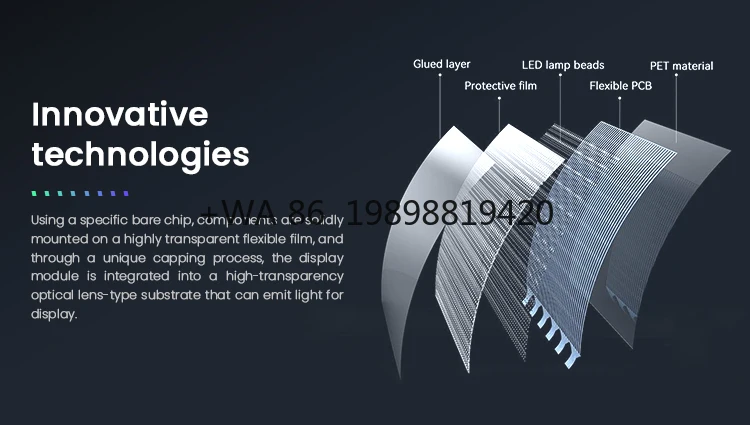 Пленочное окно Светодиодный дисплей P6 P8 Кристалл Светодиодная пленка Стекло P10 Светодиодный экран Супертонкий Прозрачный Гибкий Мягкий Самоклеящийся
Пленочное окно Светодиодный дисплей P6 P8 Кристалл Светодиодная пленка Стекло P10 Светодиодный экран Супертонкий Прозрачный Гибкий Мягкий Самоклеящийся