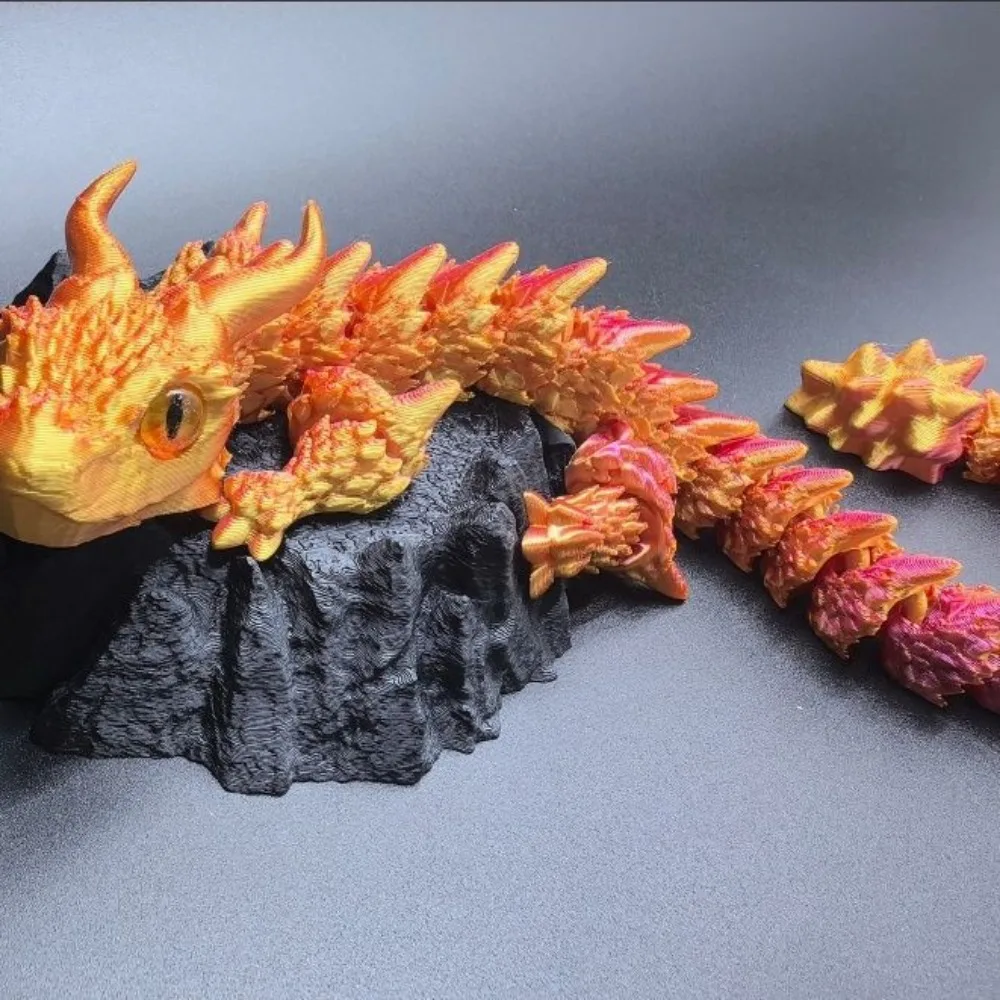 Simulated Eye 3D Printed Dragon Chinese Dragon Laser 3D Printed Diceratops Dragon Flexible Poseable Joints 3D Articulated Dragon
Simulated Eye 3D Printed Dragon Chinese Dragon Laser 3D Printed Diceratops Dragon Flexible Poseable Joints 3D Articulated Dragon