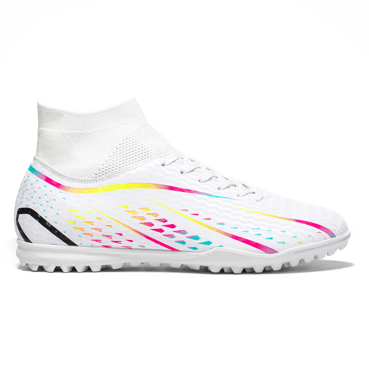 High Comfort TF Turf Football Boots Ventilated PU Fabric Rubber Wear Resistant Sole Stable Grip For All Field Trainings
High Comfort TF Turf Football Boots Ventilated PU Fabric Rubber Wear Resistant Sole Stable Grip For All Field Trainings
