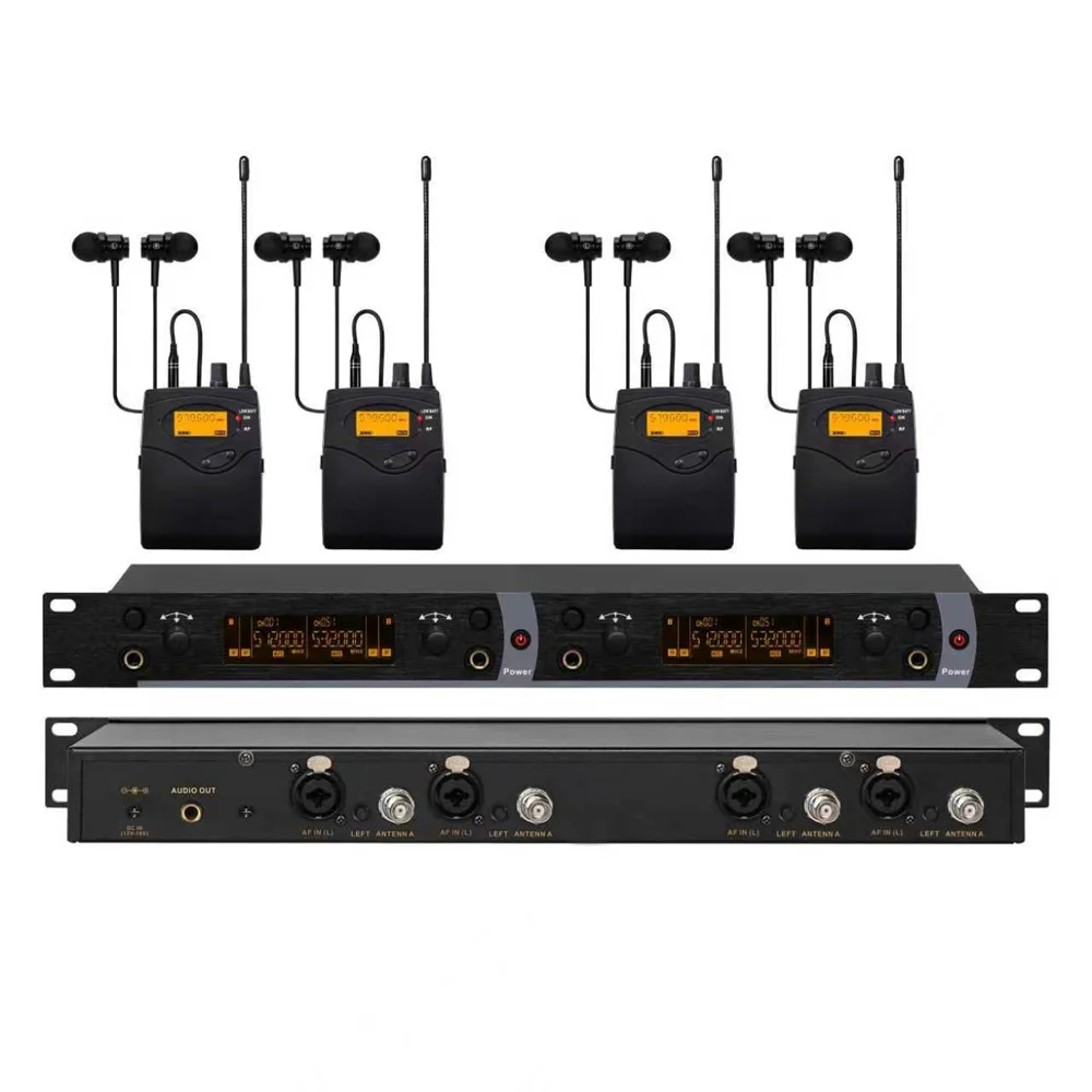 SKARIDIS 4080 Wireless Stage Return 4-Channel Moto In-Ear Monitor System is suitable for churches and weddings.
SKARIDIS 4080 Wireless Stage Return 4-Channel Moto In-Ear Monitor System is suitable for churches and weddings.