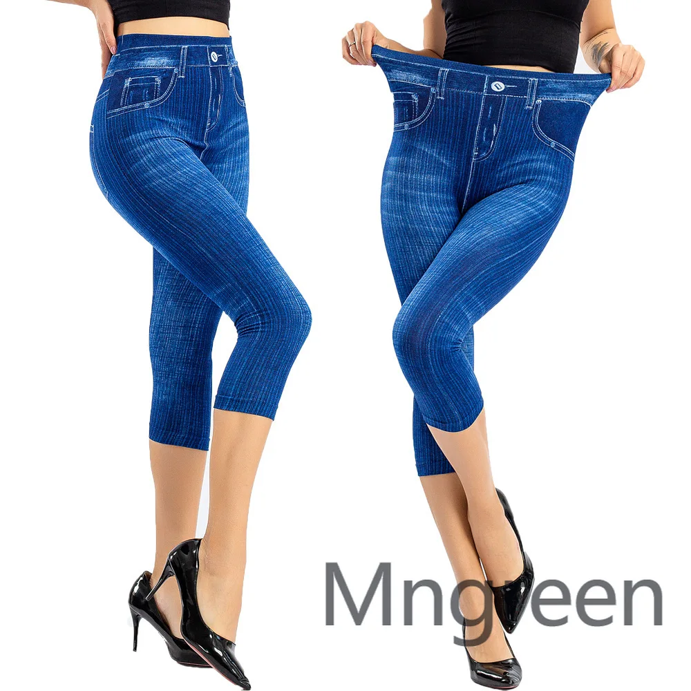 2025 new elastic imitation denim leggings, cropped pants slim-fitting hip-lifting printed integrated pants
2025 new elastic imitation denim leggings, cropped pants slim-fitting hip-lifting printed integrated pants