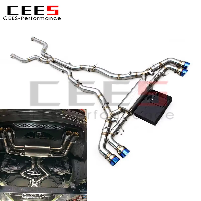 cees Stainless Steel Catback Exhaust for 2020-2024 BMW X5M X6M F95 F96 4.4TT Valvetronic Exhaust Pipe With Remote Control Key
cees Stainless Steel Catback Exhaust for 2020-2024 BMW X5M X6M F95 F96 4.4TT Valvetronic Exhaust Pipe With Remote Control Key