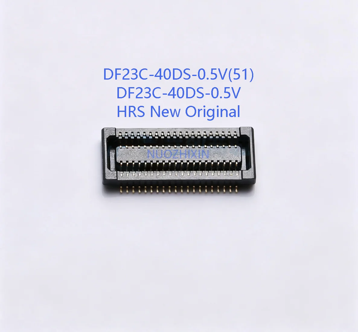 10PCS DF23C-40DS-0.5V(51) HRS DF23C-40DS-0.5V 40Pin 0.5mm Pitch SMT BTB Receptacle 1.5mm Mated Height Gold Plated RoHS
10PCS DF23C-40DS-0.5V(51) HRS DF23C-40DS-0.5V 40Pin 0.5mm Pitch SMT BTB Receptacle 1.5mm Mated Height Gold Plated RoHS