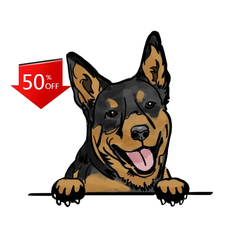 Australian Kelpie Sticker Adopt Cute Dog Puppy Peeking Window Body Windshield
Australian Kelpie Sticker Adopt Cute Dog Puppy Peeking Window Body Windshield