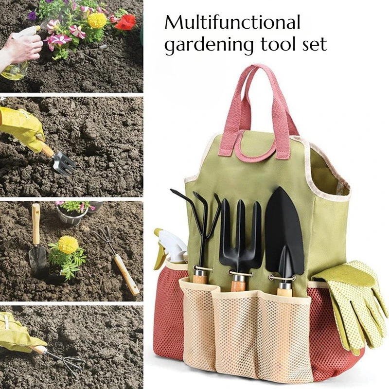 Outdoor Garden Multi-functional Storage Tool Kit - Flower Garden Large Capacity Dirt-resistant and Wear-resistant Tool Set
Outdoor Garden Multi-functional Storage Tool Kit - Flower Garden Large Capacity Dirt-resistant and Wear-resistant Tool Set