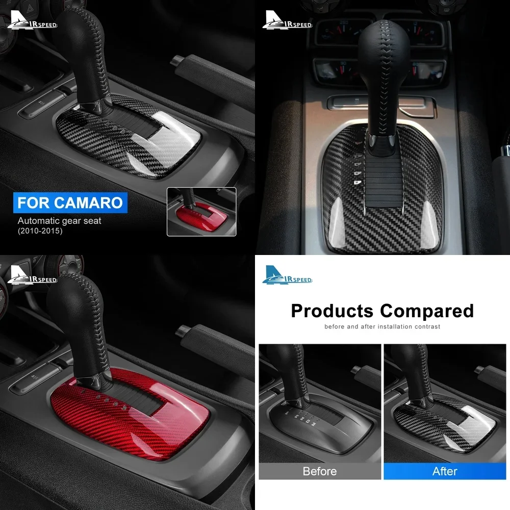 For Chevrolet Camaro 2010 2011 2012 2013 2014 2015 Real Hard Carbon Fiber Car Gear Shift Panel Interior Trim Accessories
For Chevrolet Camaro 2010 2011 2012 2013 2014 2015 Real Hard Carbon Fiber Car Gear Shift Panel Interior Trim Accessories