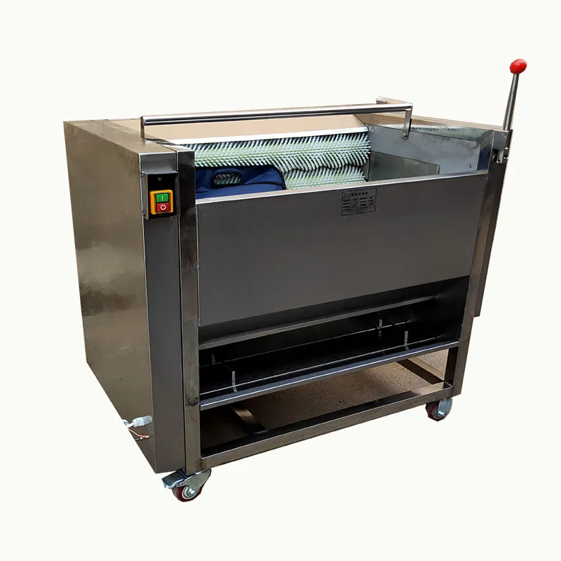 With electric brush vegetable washing machine, cassava peeling machine, potato peeling machine hair
With electric brush vegetable washing machine, cassava peeling machine, potato peeling machine hair