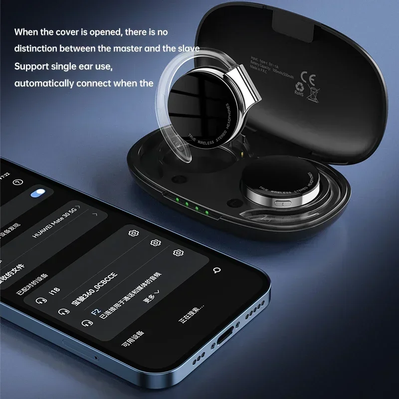 Hook LED Display Stereo Wireless Headphones HiFi With Microphones Sport Ear Earbuds F2 TWS Bluetooth5.2 Earphones
Hook LED Display Stereo Wireless Headphones HiFi With Microphones Sport Ear Earbuds F2 TWS Bluetooth5.2 Earphones