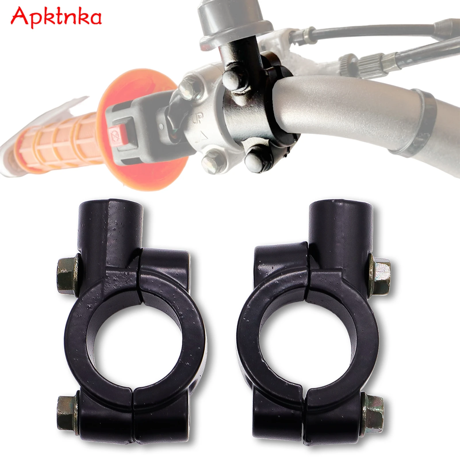 Motorcycle Bike E-Bike Bike ATV Scooter Tool Rearview Handlebar Mirror Mount Holder Universal Adapter Aluminum Clamp Base Black
Motorcycle Bike E-Bike Bike ATV Scooter Tool Rearview Handlebar Mirror Mount Holder Universal Adapter Aluminum Clamp Base Black