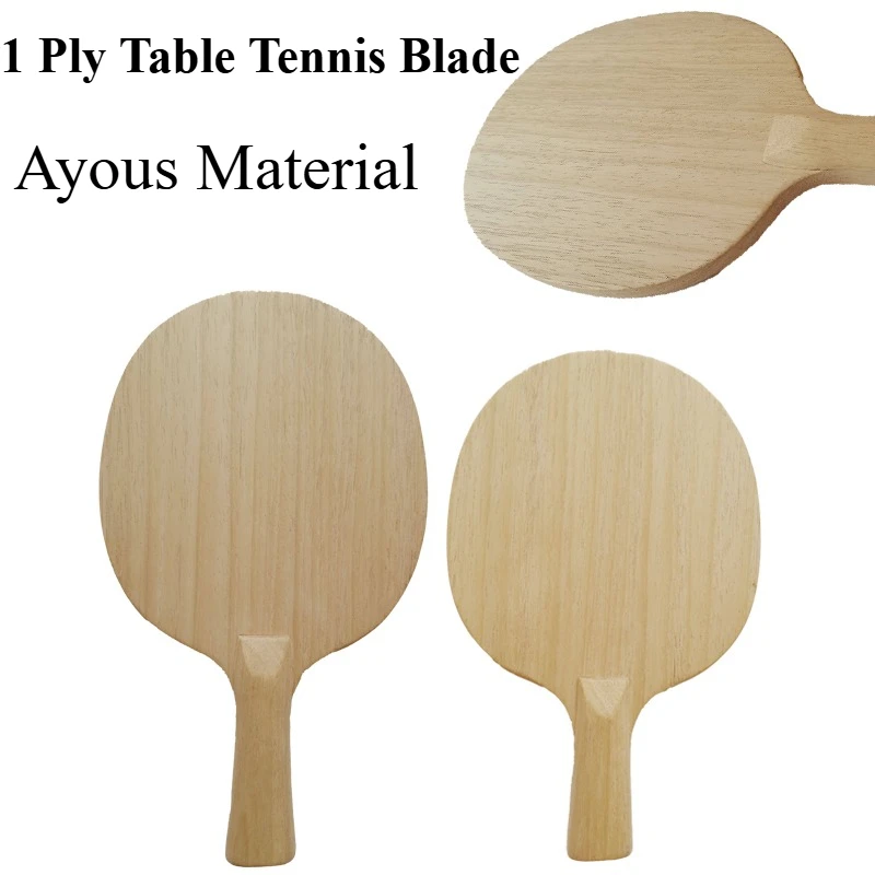 1-Ply Ayous Table Tennis Blade 8mm/10mm/12mm Professional High Elasticity Ayous Ping Pong Paddle for Speed Loop & Fast Attack
1-Ply Ayous Table Tennis Blade 8mm/10mm/12mm Professional High Elasticity Ayous Ping Pong Paddle for Speed Loop & Fast Attack