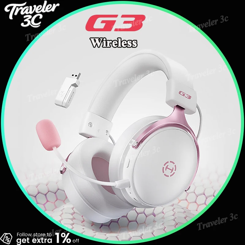 EDIFIER HECATE G3 Wireless Edition 2.4G Wired/Bluetooth Four Mode THX Spatial Audio Over-Ear Headset for Gaming & PC Delta FPS
EDIFIER HECATE G3 Wireless Edition 2.4G Wired/Bluetooth Four Mode THX Spatial Audio Over-Ear Headset for Gaming & PC Delta FPS