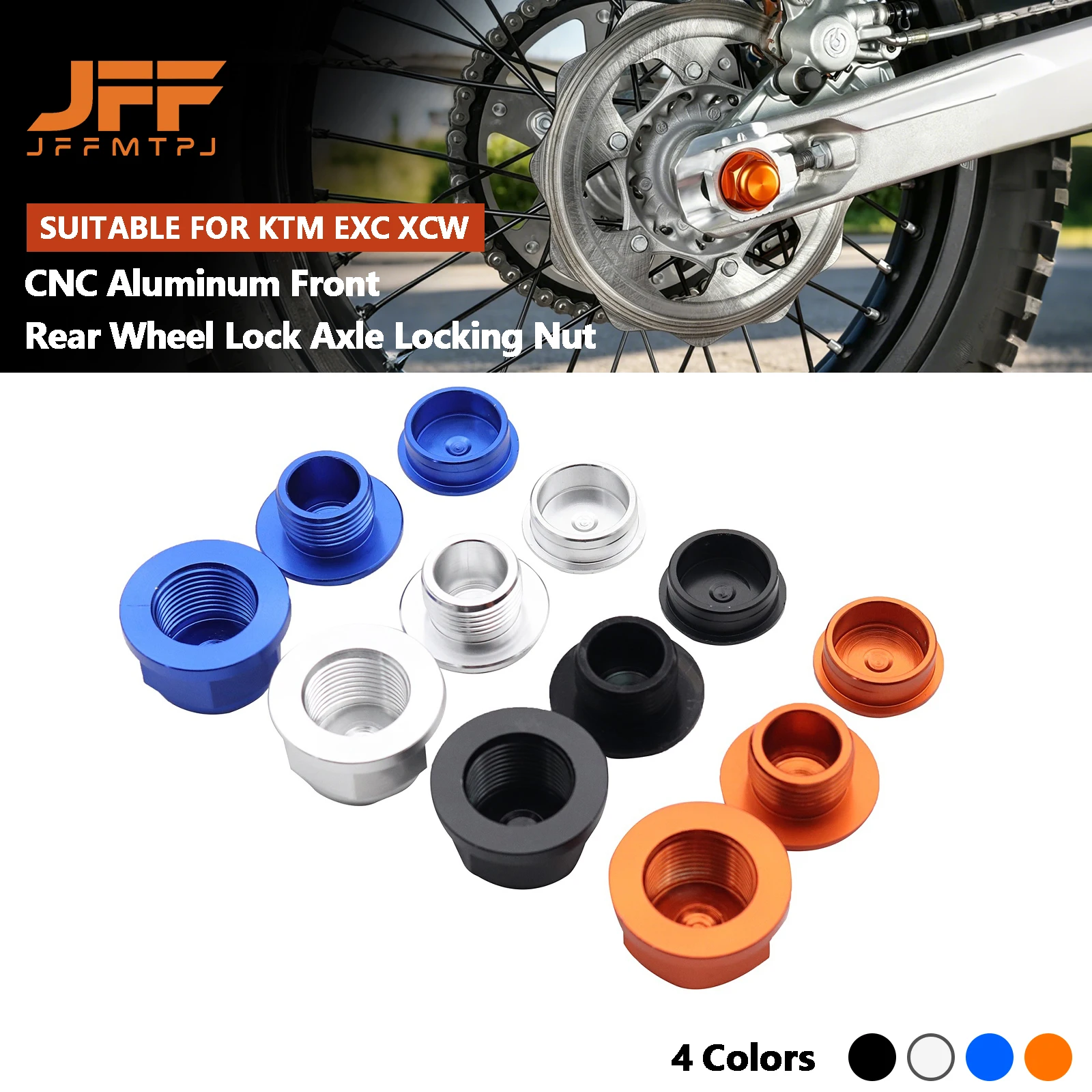 CNC Aluminum Front Rear Wheel Lock Axle Lock Nut For KTM EXC 300 EXC 250 EXC-F 350 XCW 450 500 Husqvarna TE 300 FE 450 2016-2022
CNC Aluminum Front Rear Wheel Lock Axle Lock Nut For KTM EXC 300 EXC 250 EXC-F 350 XCW 450 500 Husqvarna TE 300 FE 450 2016-2022