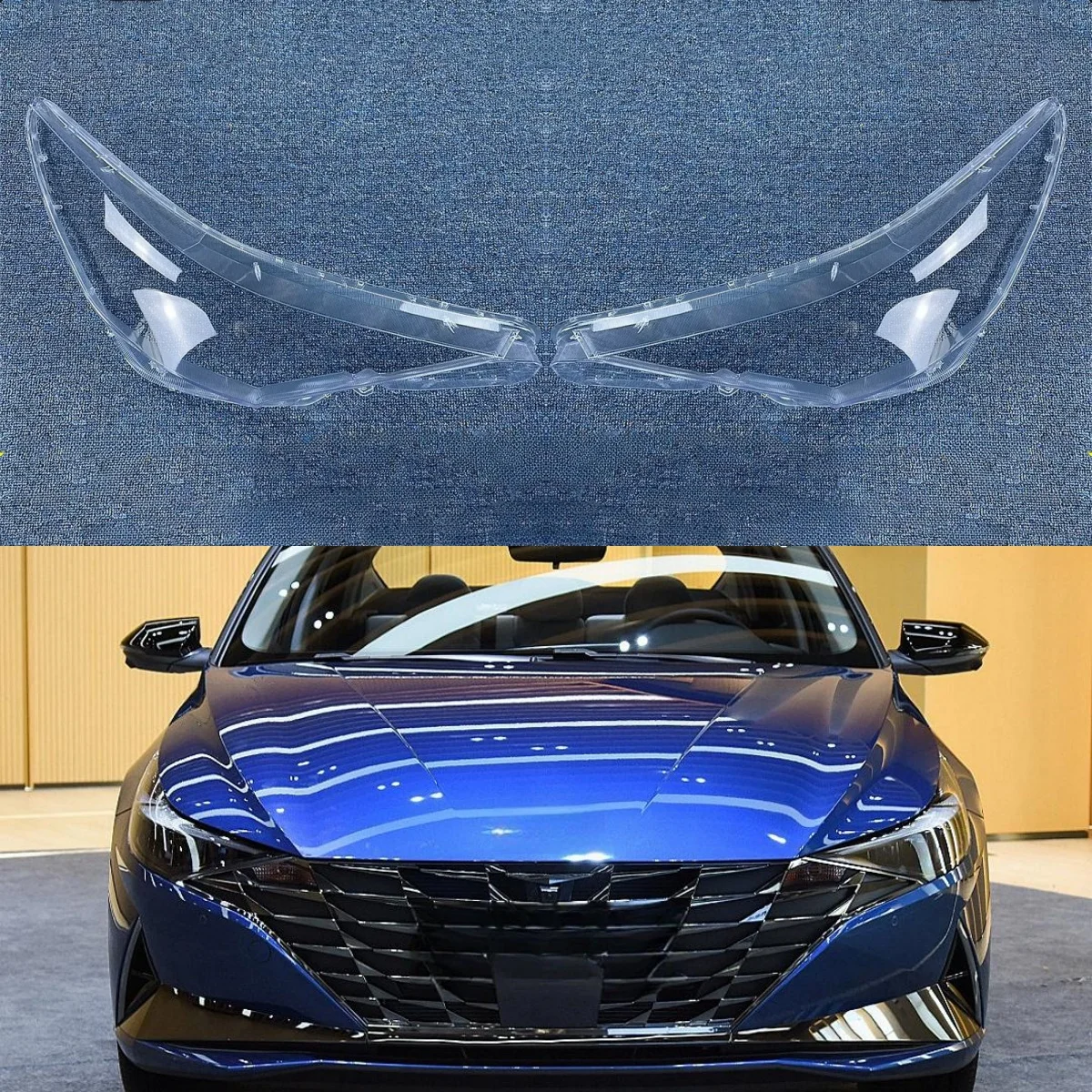 For Hyundai Elantra 2020 2021 Car Accessory Transparent PC Material Glass Headlights Shell
For Hyundai Elantra 2020 2021 Car Accessory Transparent PC Material Glass Headlights Shell