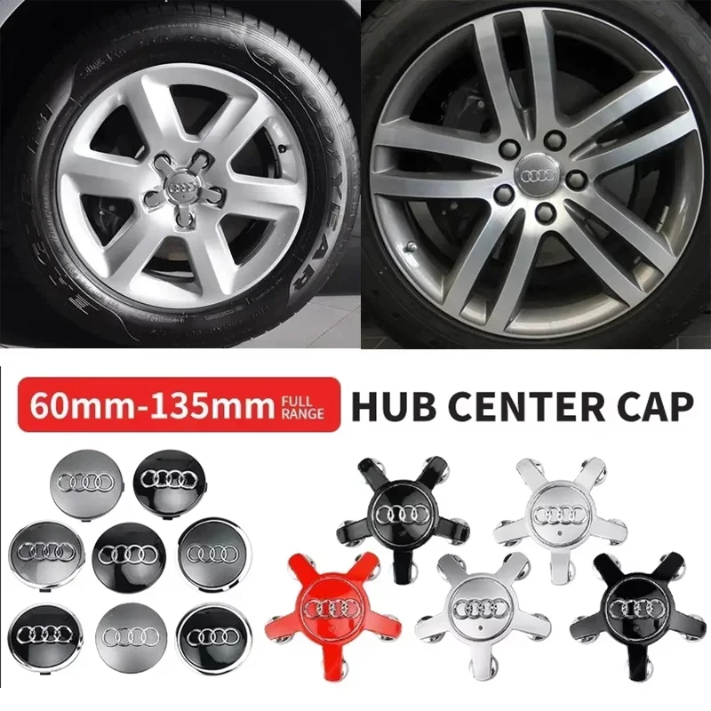 4PCS 60/61/68/69/135mm For Wheel Center Cap Car Hub Cap Fit For Audi A4 A6 A8 A3 A5 Q5 Q7 RS4 RS5 C5 S3 S5 Q3 Car Accessories
4PCS 60/61/68/69/135mm For Wheel Center Cap Car Hub Cap Fit For Audi A4 A6 A8 A3 A5 Q5 Q7 RS4 RS5 C5 S3 S5 Q3 Car Accessories