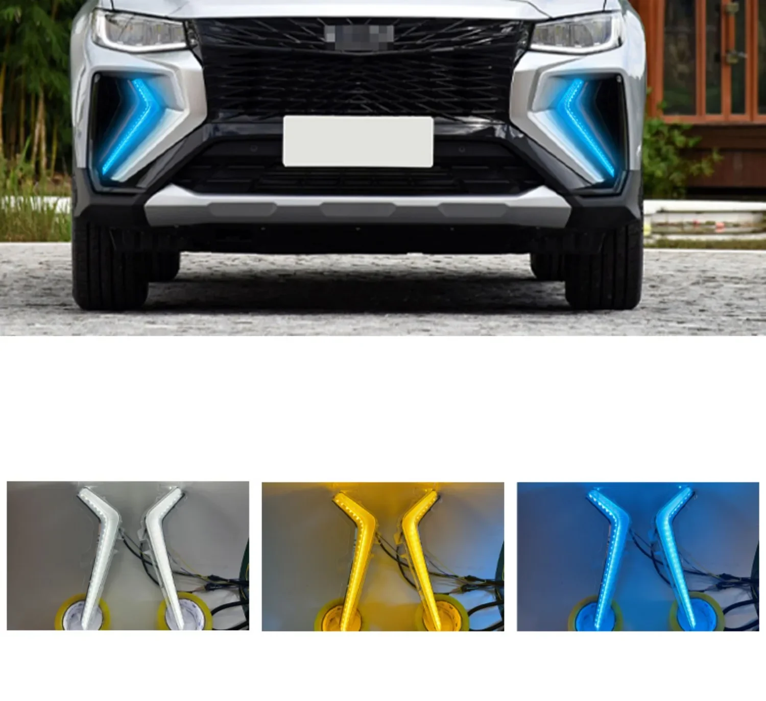 Car Led DRL Daytime Running Light Daylight for Geely Atlas 2020 With Yellow Turn Signal Lamp and blue night mode
Car Led DRL Daytime Running Light Daylight for Geely Atlas 2020 With Yellow Turn Signal Lamp and blue night mode