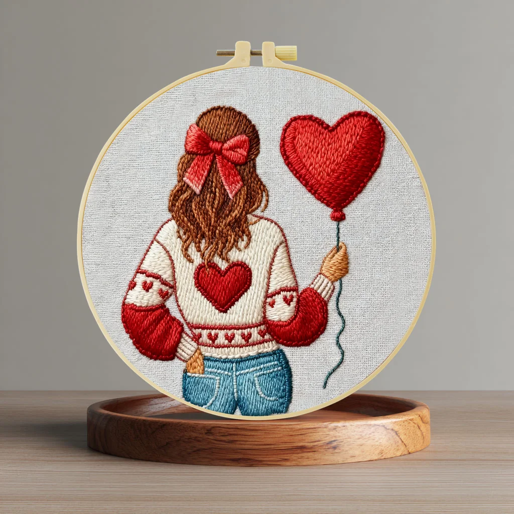 1pc 20X20CM/15X15CM The girl holding the balloon Embroidery Starter Kit DIY Cross Stitch Sewing Art for Gift
1pc 20X20CM/15X15CM The girl holding the balloon Embroidery Starter Kit DIY Cross Stitch Sewing Art for Gift